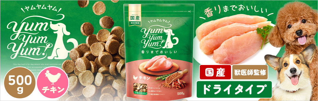 ヤムヤムヤム チキン ドライタイプ 500g