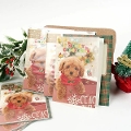 クリスマスフォトカード　トイプードルプードル 雑貨 カード グリーティングカード ステーショナリー グッズ 犬 ドッグ