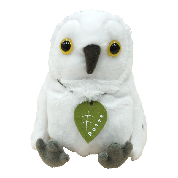 Potte 白フクロウ ぬいぐるみ フクロウ雑貨 ペットグッズショップNC
