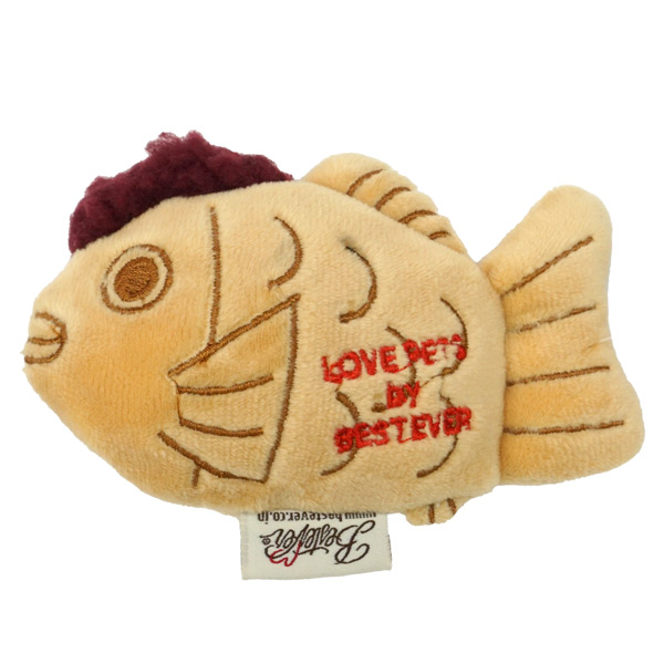 ベストエバー スクイーキー Pet Toy たい焼き【音鳴り】【おもちゃ